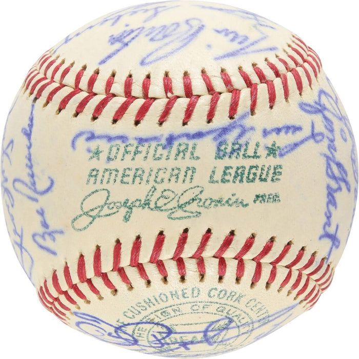 1963 All Star Game American League Team Signed Baseball Nellie Fox Yastrzemski