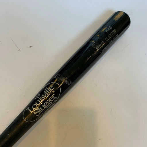 Royce Clayton Game Used Louisville Slugger Baseball Bat San Francisco Giants