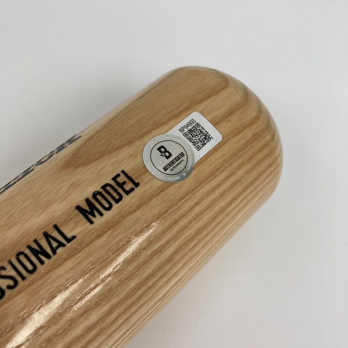 Mookie Wilson & Bill Buckner Signed 1986 World Series Commemorative Bat Beckett