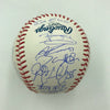 2013 Yankees Team Signed Baseball Derek Jeter Mariano Rivera's Final Season COA