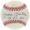 Mickey Mantle "18 World Series Home Runs" Signed Inscribed Baseball PSA DNA RARE