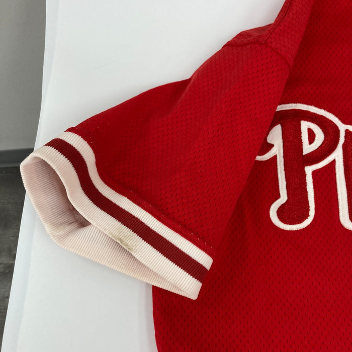 Omar Daal 2000 Philadelphia Phillies Game Used Majestic Jersey