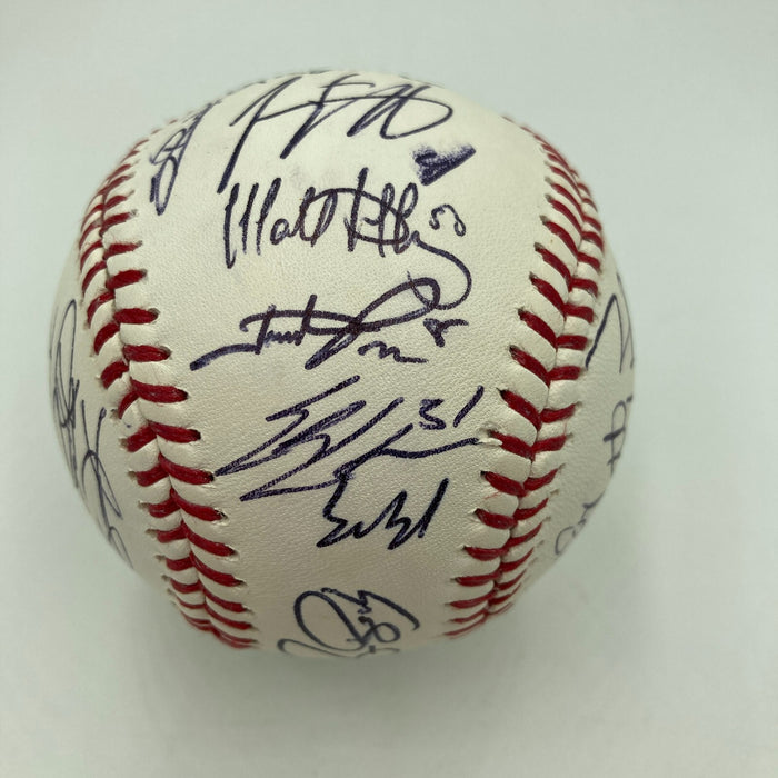 2014 San Francisco Giants World Series Champs Team Signed Baseball PSA DNA COA