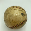 1927 New York Giants Team Signed Baseball John McGraw & Mel Ott JSA COA