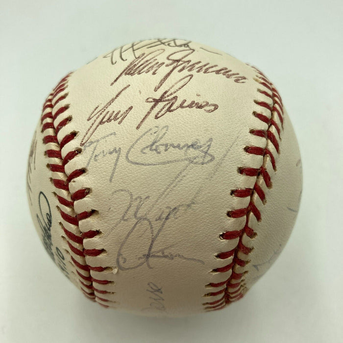 1996 New York Yankees Champs Team Signed Major League Baseball JSA COA
