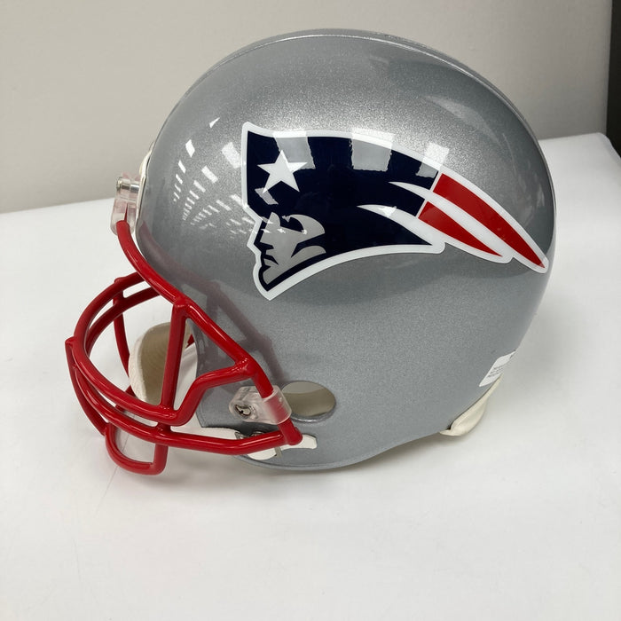 Tom Brady Super Bowl MVP Signed Inscribed New England Patriots Helmet JSA COA