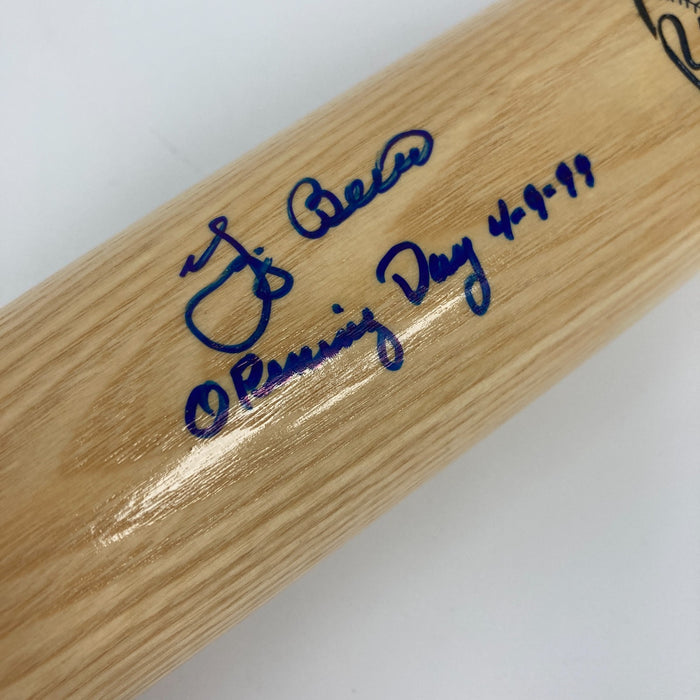 Yogi Berra Signed Inscribed 1999 Opening Day First Pitch Baseball Bat JSA COA