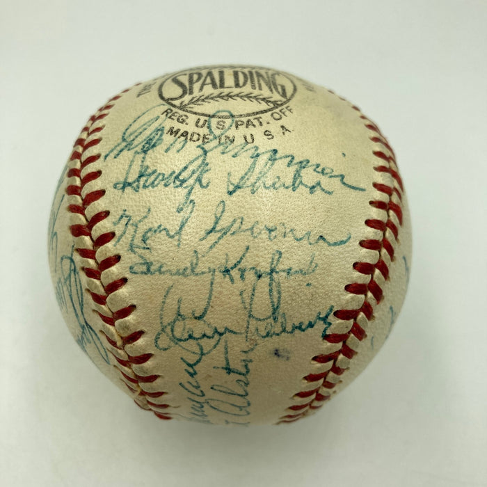 The Finest 1955 Brooklyn Dodgers Team Signed Baseball Jackie Robinson Beckett