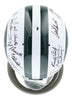 1969 New York Jets Super Bowl Champs Team Signed Authentic Game Helmet Steiner