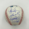 2017 Boston Red Sox Team Signed Baseball Mookie Betts Rafael Devers JSA LOA