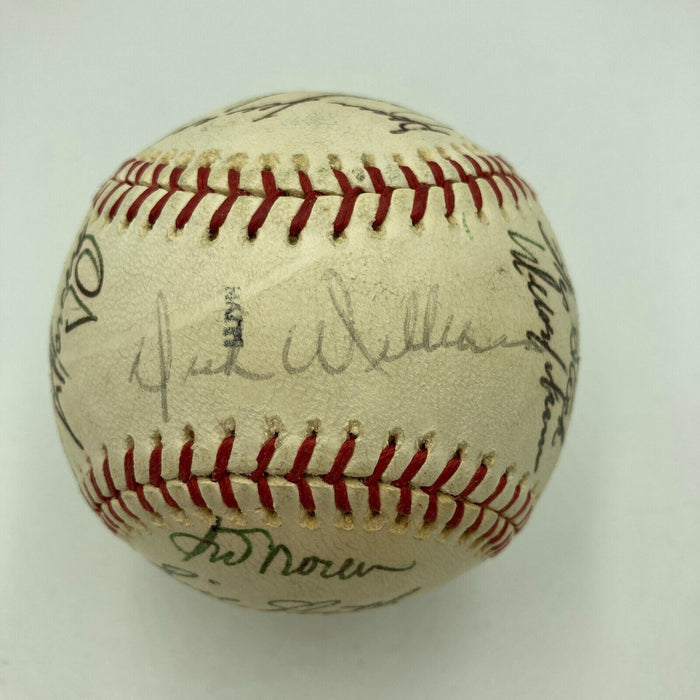 1973 Oakland A’s World Series Champs Team Signed Baseball PSA DNA COA