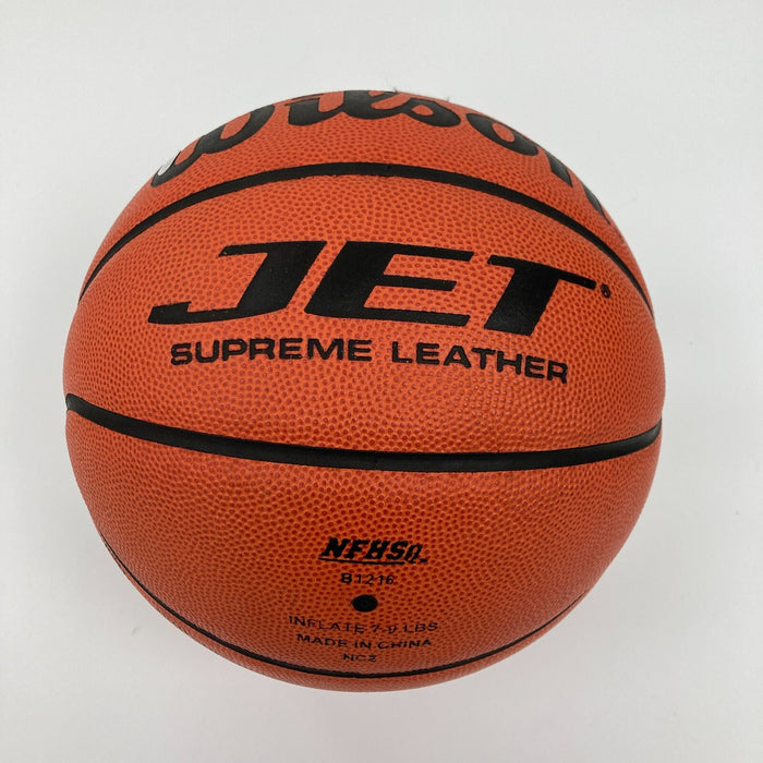 Michael Jordan Bill Russell Magic Johnson Larry Bird Signed Basketball UDA & PSA