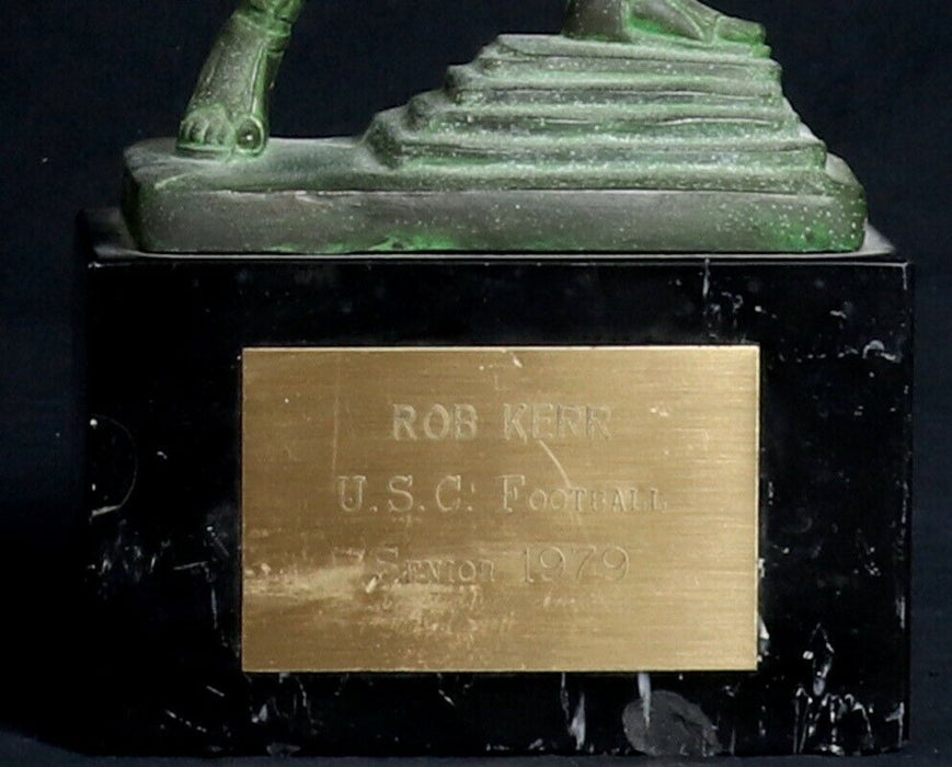 1979 USC Trojans Original Trophy Presented To Football Player Rob Kerr