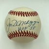 Beautiful Joe Dimaggio "Hall Of Fame 1955" Signed AL Baseball With PSA DNA COA