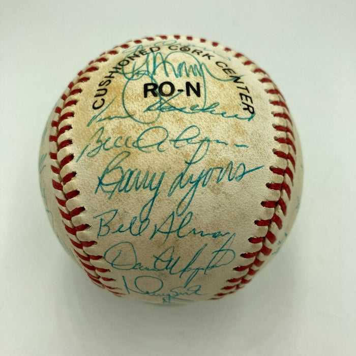 1987 New York Mets Team Signed National League Baseball Gary Carter JSA COA