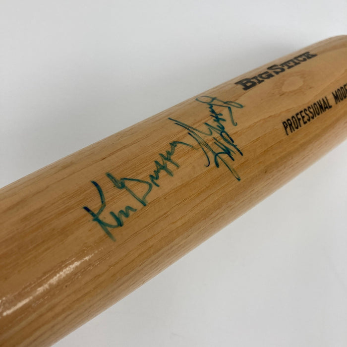 Ken Griffey Jr. & Ken Griffey Sr. Signed Rawlings Baseball Bat JSA COA