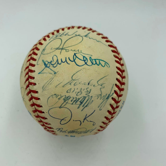 Derek Jeter Mariano Rivera Rookie Season 1995 Yankees Team Signed Baseball JSA