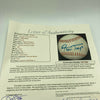 Willie Mays Signed Vintage American League (Macphail) Baseball JSA COA
