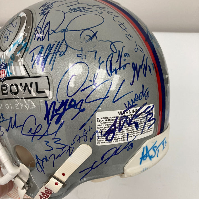 Peyton Manning 2013 Pro Bowl Multi Signed Authentic Game Helmet 60+ Sigs PSA DNA