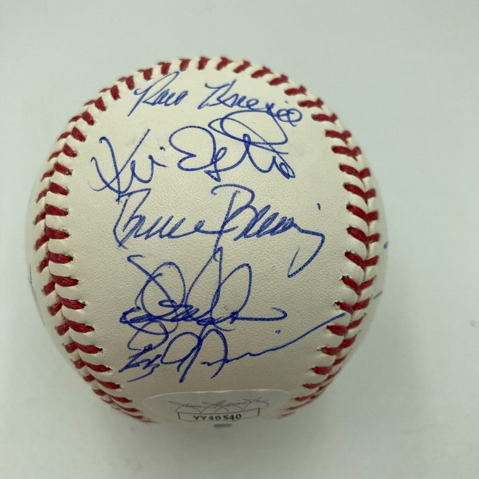 1986 New York Mets World Series Champs Team Signed Major League Baseball JSA COA