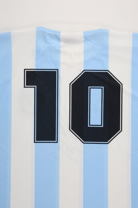 Diego Maradona Signed Argentina Game Model Jersey PSA DNA COA