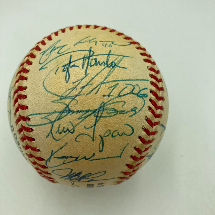 1998 Chicago Cubs Team Signed Baseball Sammy Sosa 66 Home Run Season JSA COA