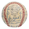 Willie Mays 1956 New York Giants Team Signed National League Baseball JSA COA