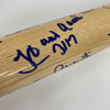 Beautiful 3,000 Hit Club Multi Signed Baseball Bat Willie Mays Hank Aaron JSA