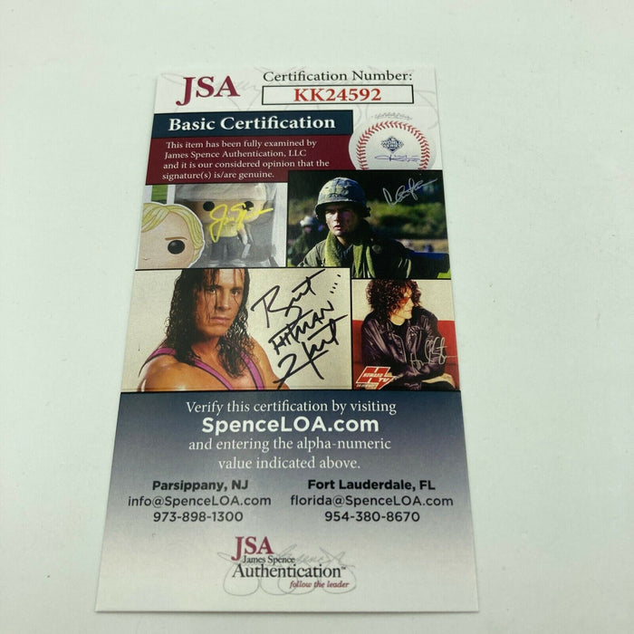 John Saxon Signed Autographed MLB Baseball Celebrity With JSA COA