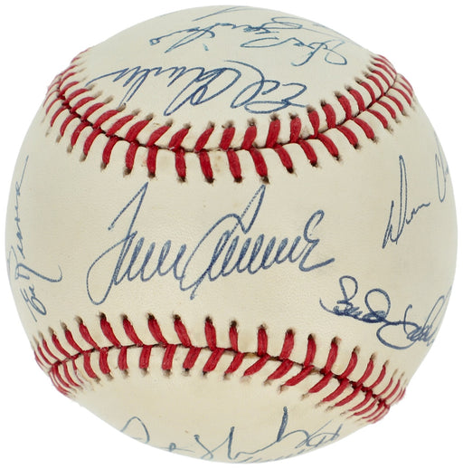 1969 New York Mets WS Champs Team Signed Baseball Tom Seaver Nolan Ryan Beckett
