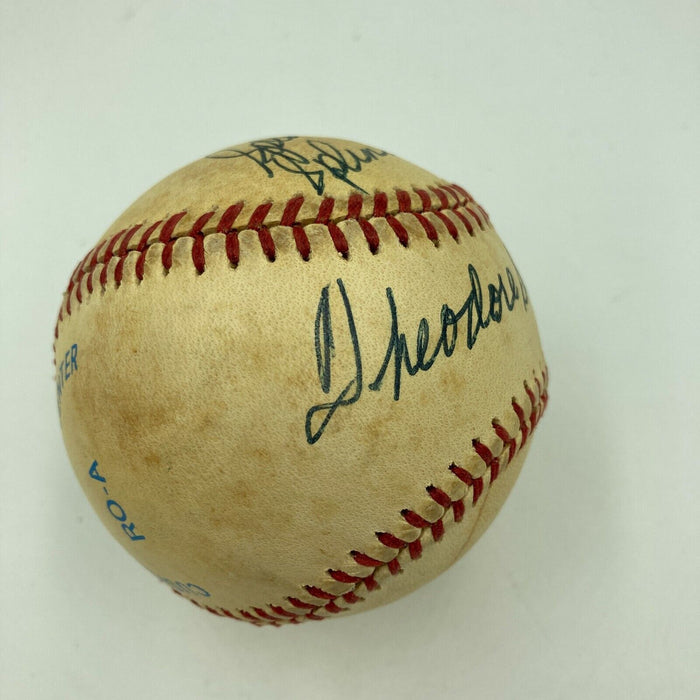 Ted Williams "The Splendid Splinter" Full Name Signed Baseball PSA DNA COA