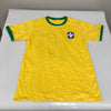 Pele Signed Autographed Brazil Soccer Jersey With Beckett COA