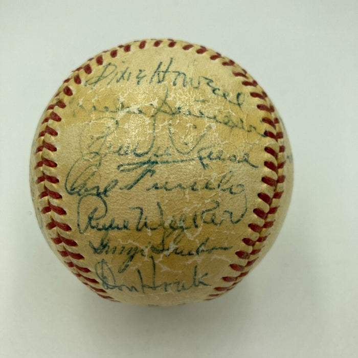 1955 Brooklyn Dodgers World Series Champs Clubhouse Team Signed Baseball