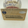 1986 New York Mets World Series Champs Team Signed W.S. Baseball Steiner & MLB