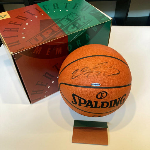 LeBron James Signed Spalding Official Game Basketball With UDA Upper Deck COA