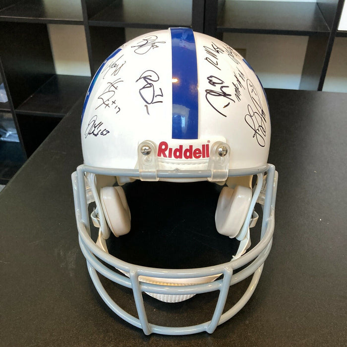 2005 Indianapolis Colts Team Signed Authentic Helmet Peyton Manning JSA COA