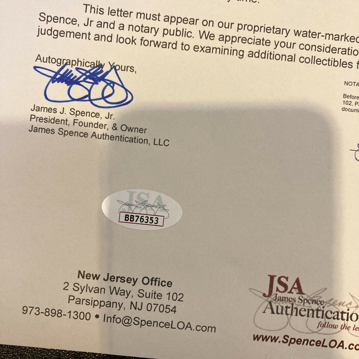 1975 Green Bay Packers Team Signed Wilson NFL Game Football JSA COA