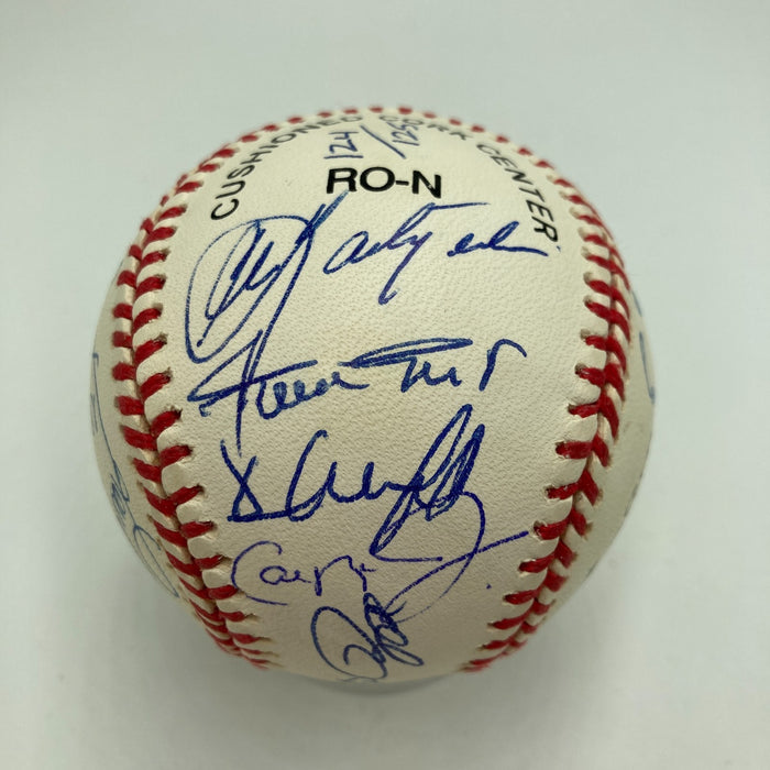3,000 Hit Club Signed Baseball 17 Sigs Willie Mays Hank Aaron Stan Musial JSA