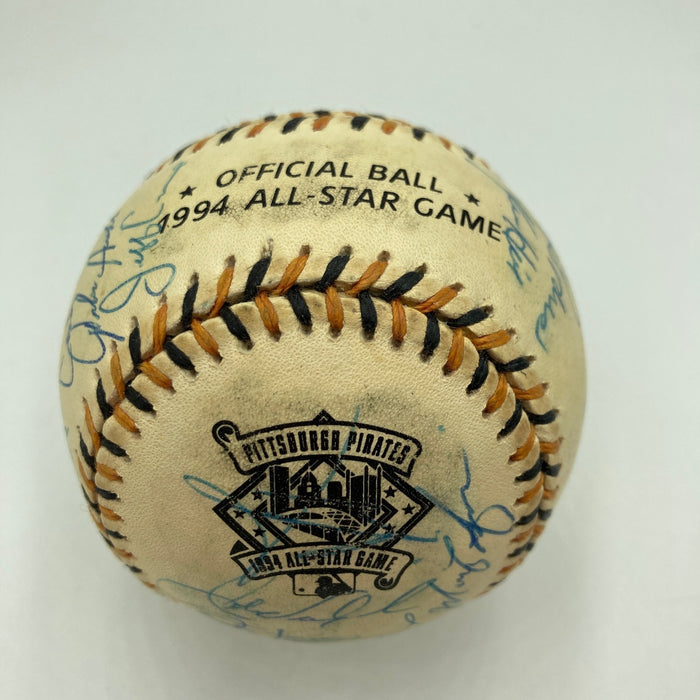 1994 All Star Game National League Team Signed Baseball Barry Bonds PSA DNA COA