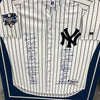 2000 New York Yankees World Series Champs Team Signed Jersey Derek Jeter JSA COA