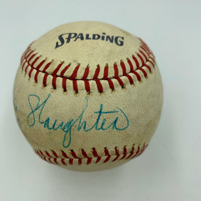 Sterling Slaughter 1964 Chicago Cubs Single Signed Baseball With JSA COA
