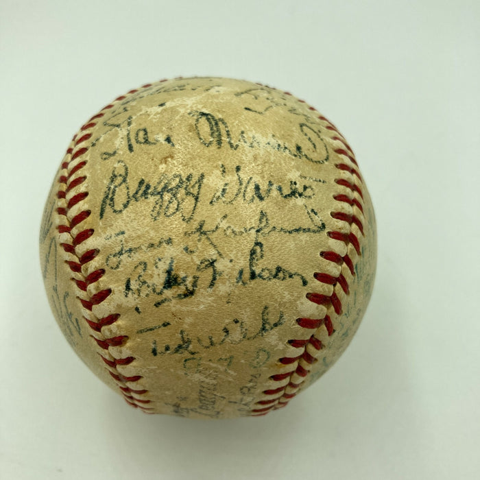 1946 St. Louis Cardinals World Series Champs Team Signed Baseball Musial JSA COA