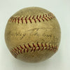 Mickey Cochrane Single Signed Personal Model Baseball JSA LOA