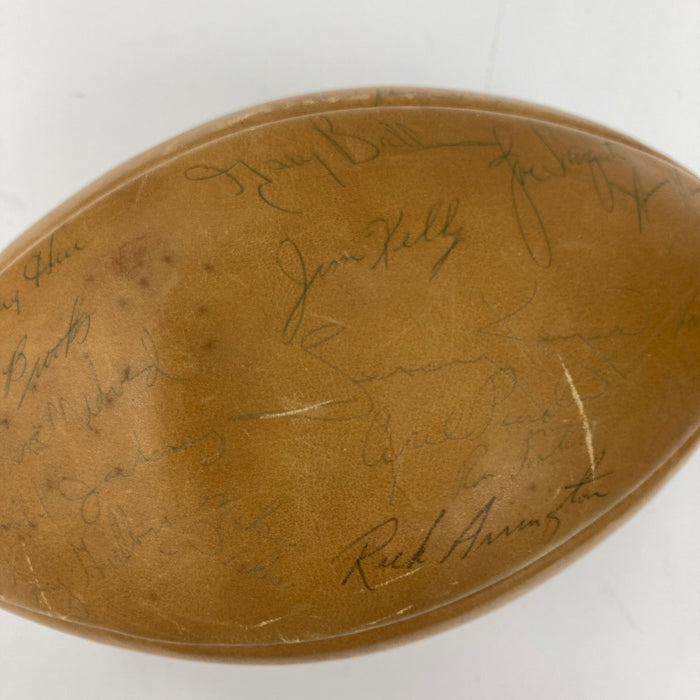 1968 Philadelphia Eagles Signed Vintage Wilson Football 50+ Sigs JSA COA