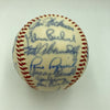 1969 Chicago Cubs Team Signed Vintage National League Baseball Ernie Banks JSA