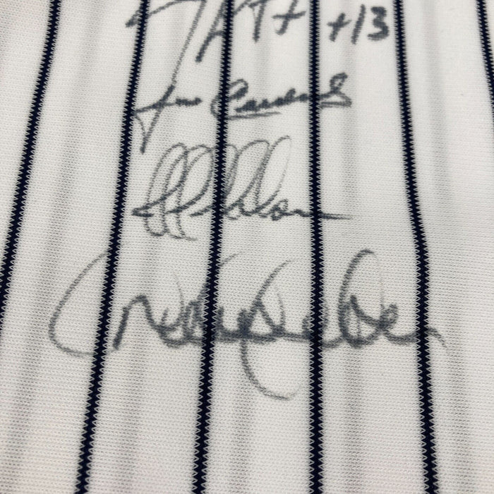 1999 New York Yankees Team Signed World Series Jersey Derek Jeter JSA COA