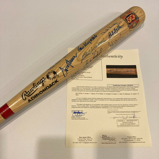 Sandy Koufax Don Drysdale Tom Seaver Hall Of Fame Multi Signed Baseball Bat JSA