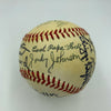 Freddie Lindstrom Earl Averill Joe Cronin Coveleski HOF Signed Baseball PSA DNA