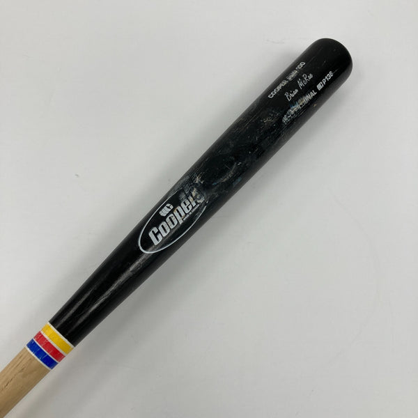 Brian McRae Game Used Signed Cooper Baseball Bat New York Mets