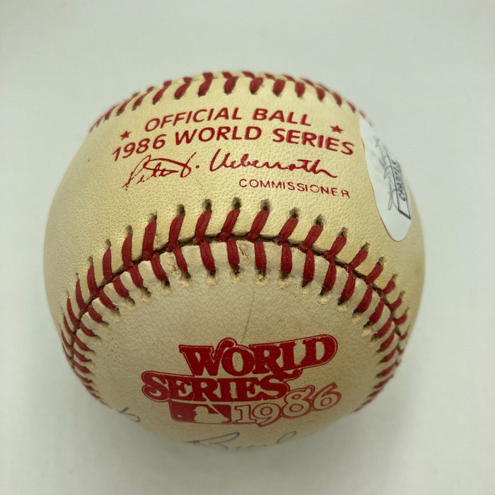 Bill Buckner & Mookie Wilson "This Ball Won It For Us" Signed W.S. Baseball JSA